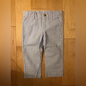 Boys’ Janie and Jack Seersucker Pants (Size 18-24 months)